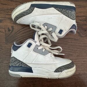 Toddler Jordan 3 lace-up sneakers